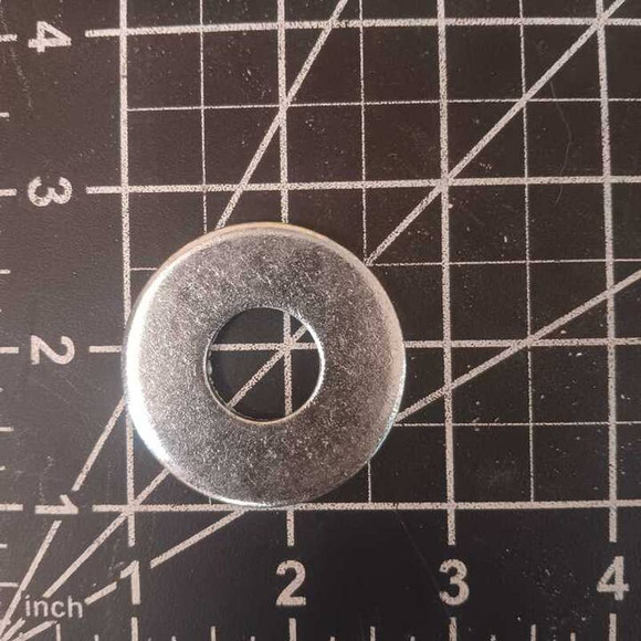 230 Qty 1-5/8"D, 1/2" ID, Zinc Plated Fender Washers,  - Free Shipping - Picture 2 of 2